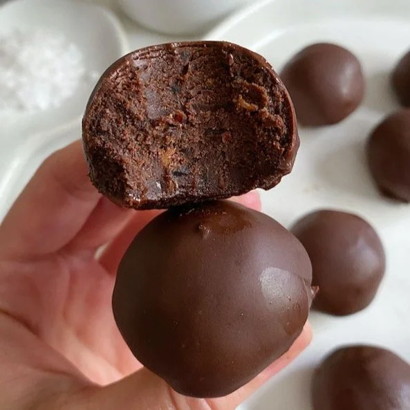 Chocolate Chickpea Truffles
