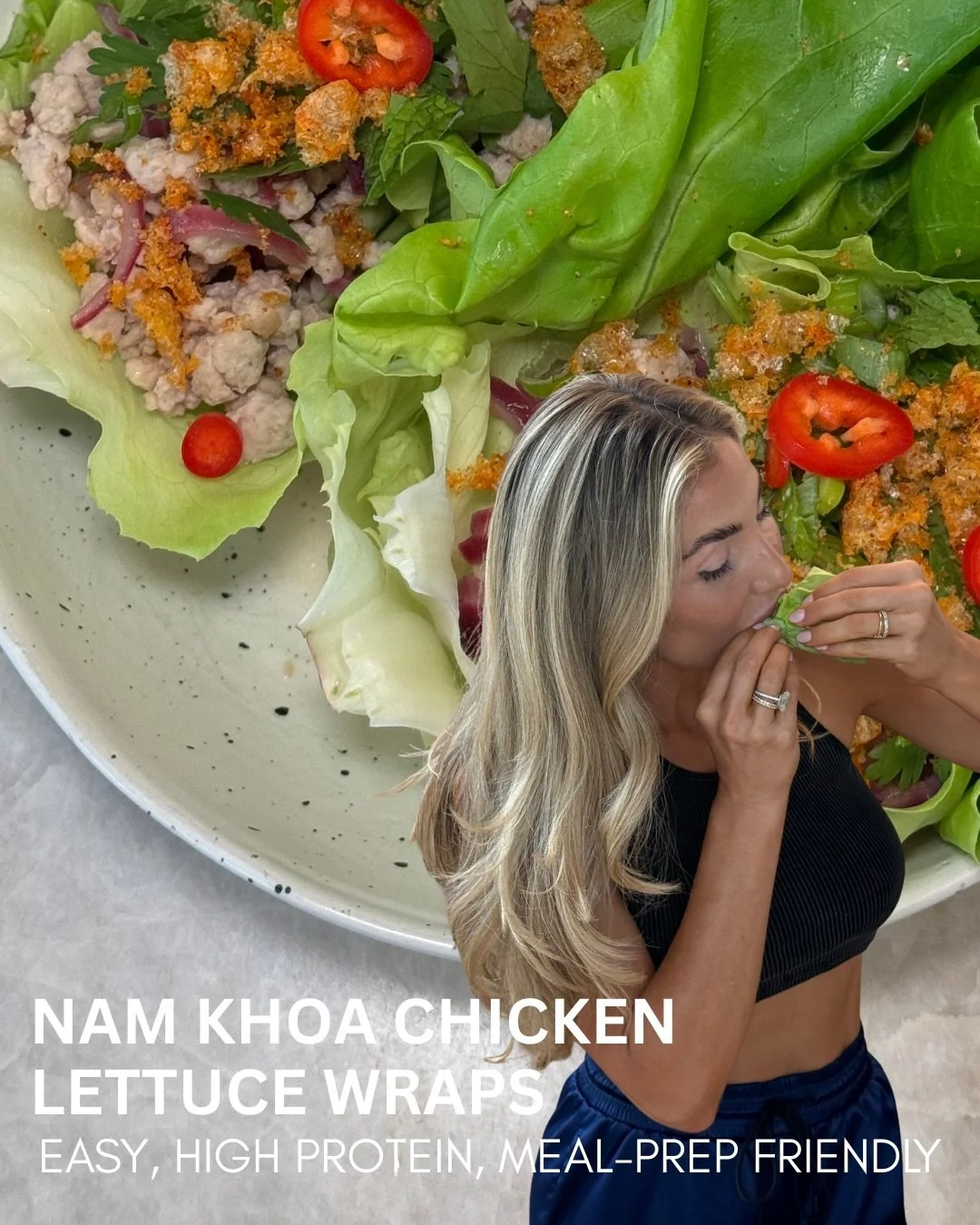 Britt has done it again! Another Stay Fit Kitchen staple: High-protein chicken lettuce wraps that are better than takeout, seriously 🤍

Simple ingredients, minimal steps, and perfect for meal prep.

Prep everything once, store it separately, and you