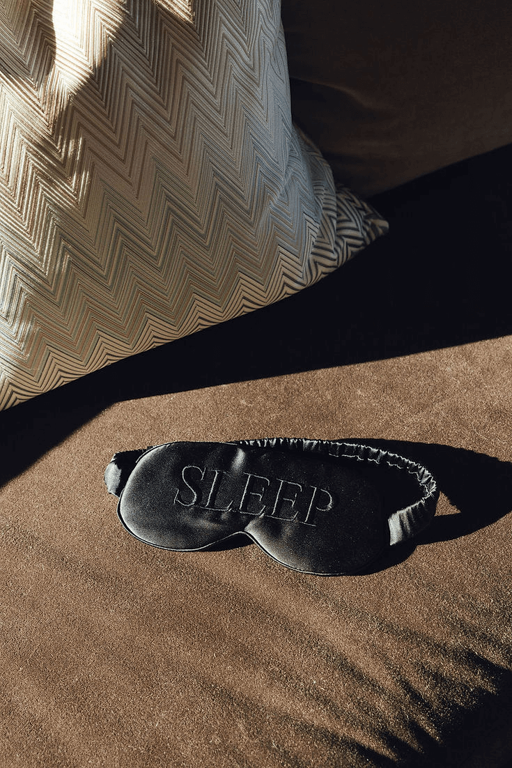 A sleep mask