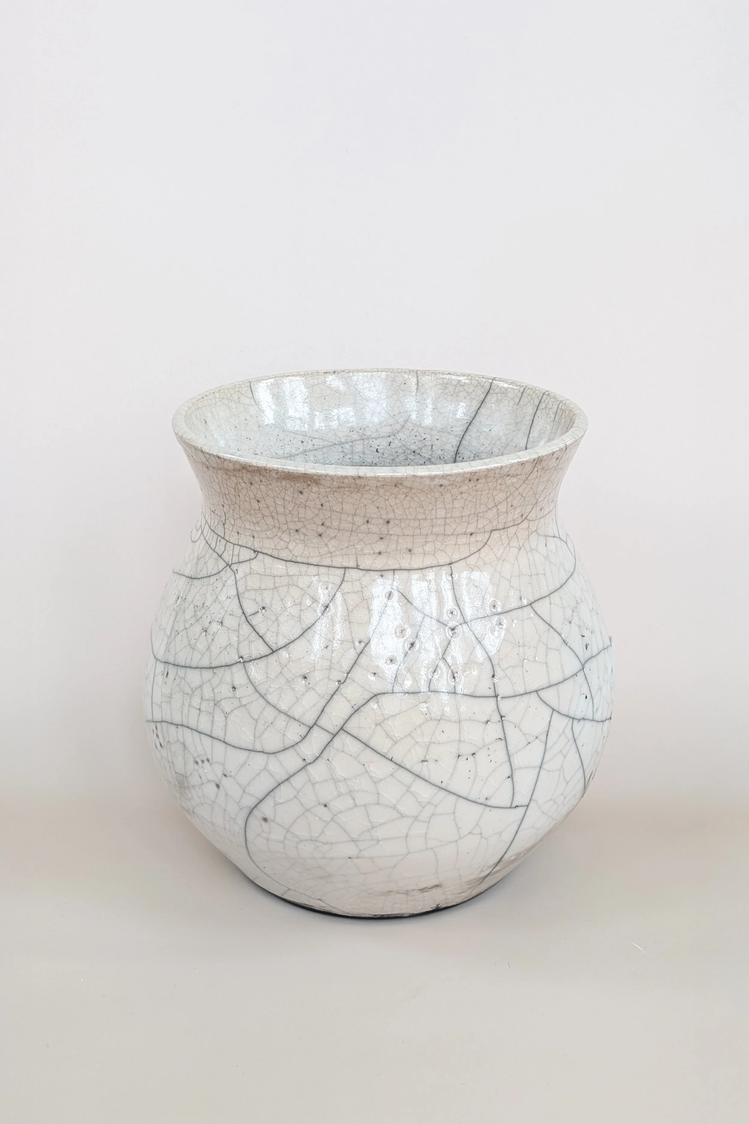 Crackle glaze "binky jar." 2025.