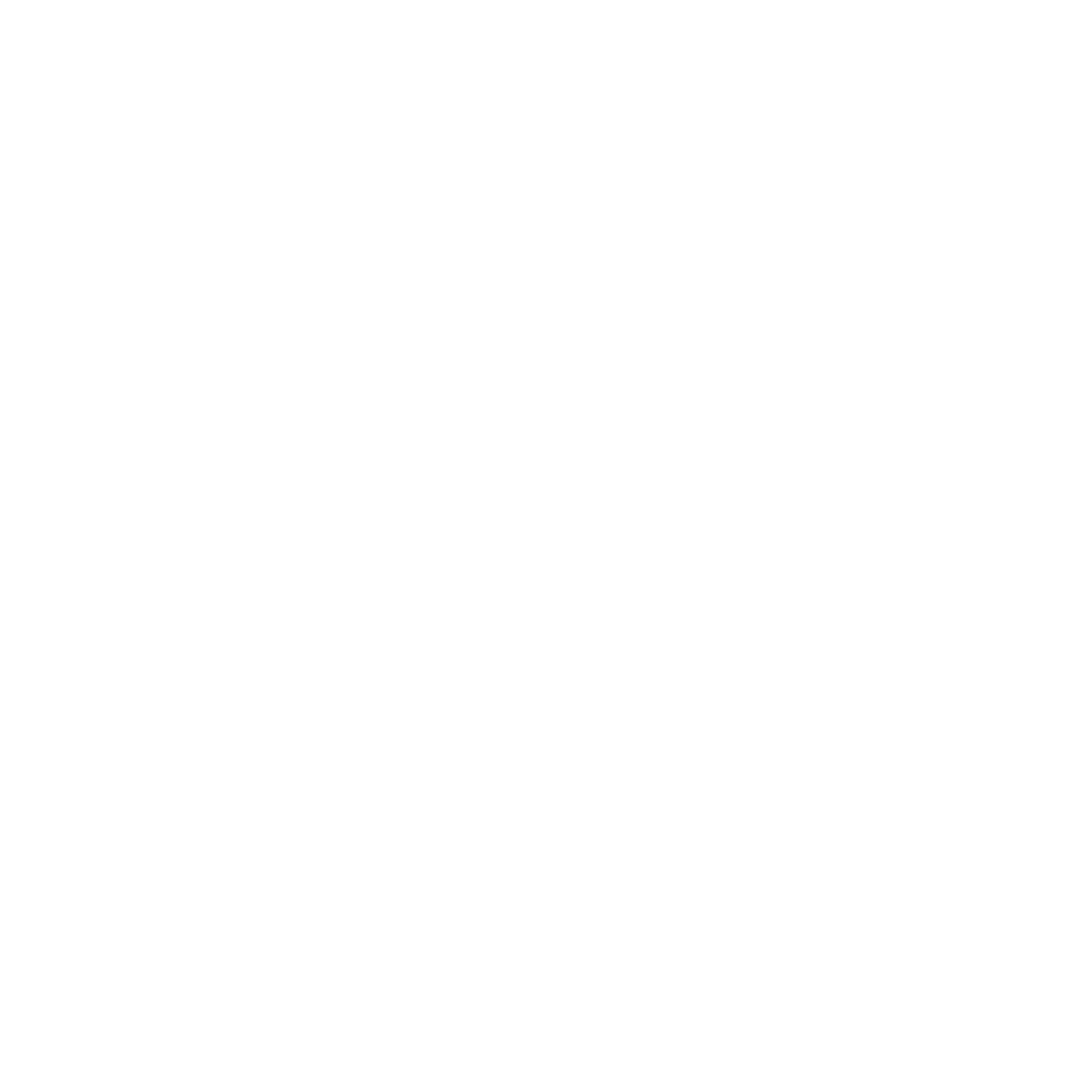 Sort og hvit logo av en femstjerne med en liten diamant over den midtre spissen.