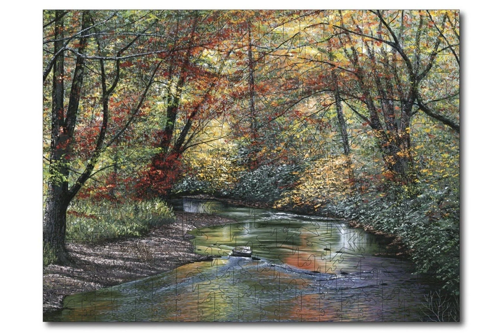 Wooden Jigsaw Puzzle ~ AUTUMN'S MAJESTY