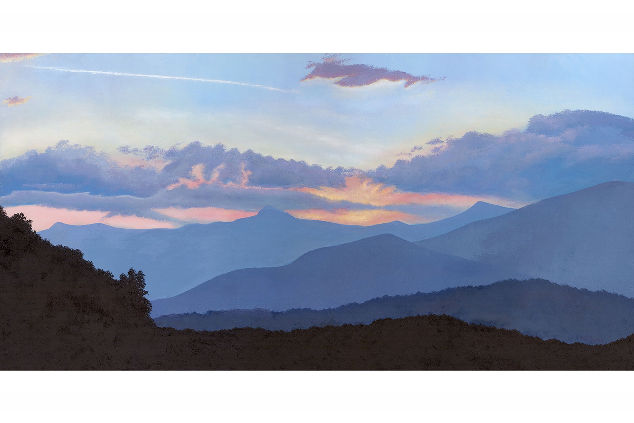 BLUE RIDGE SUNSET ~ Fine Art Prints on Paper & Canvas