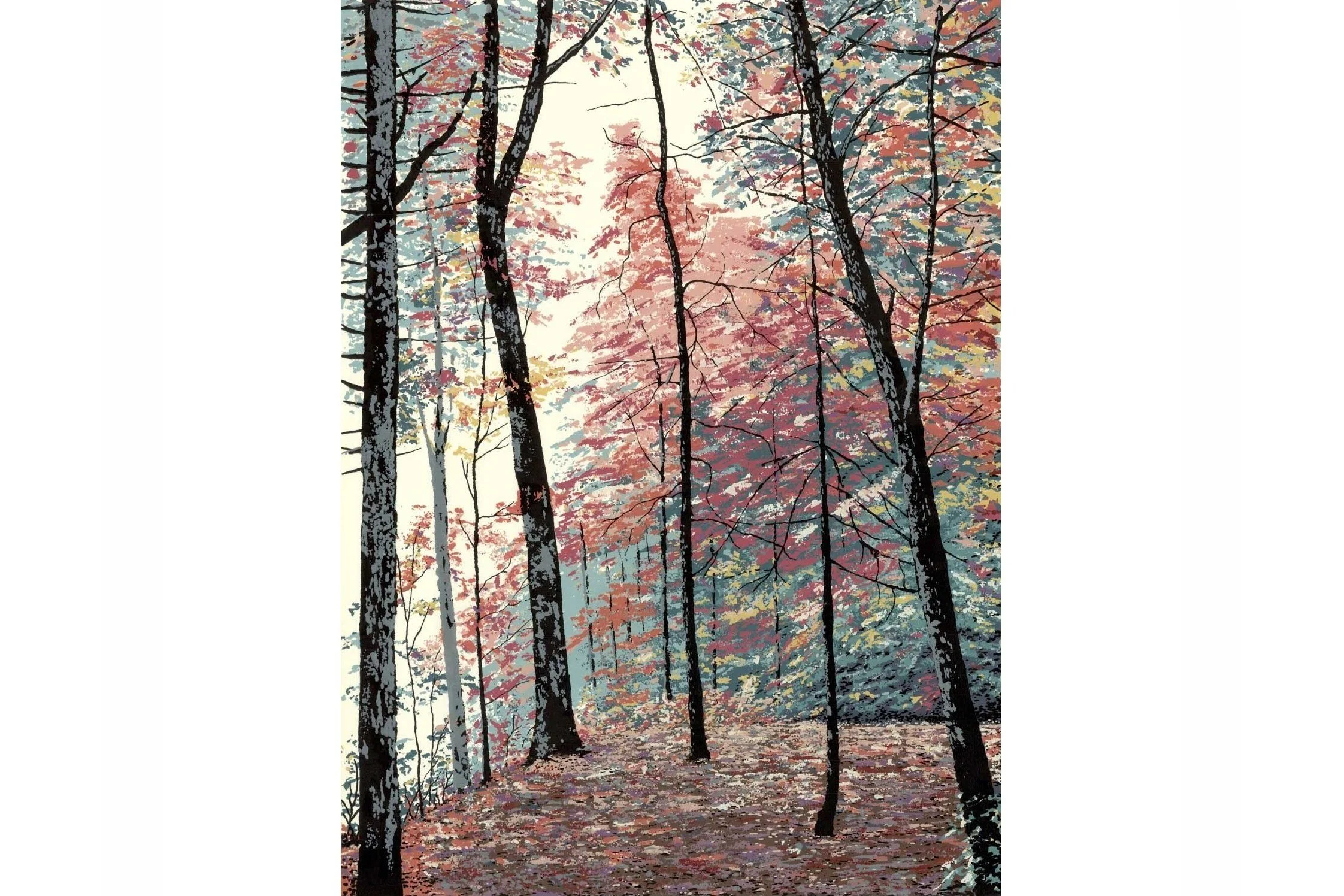 THE THRESHOLD OF THE PATH ~ Hand Printed Serigraph