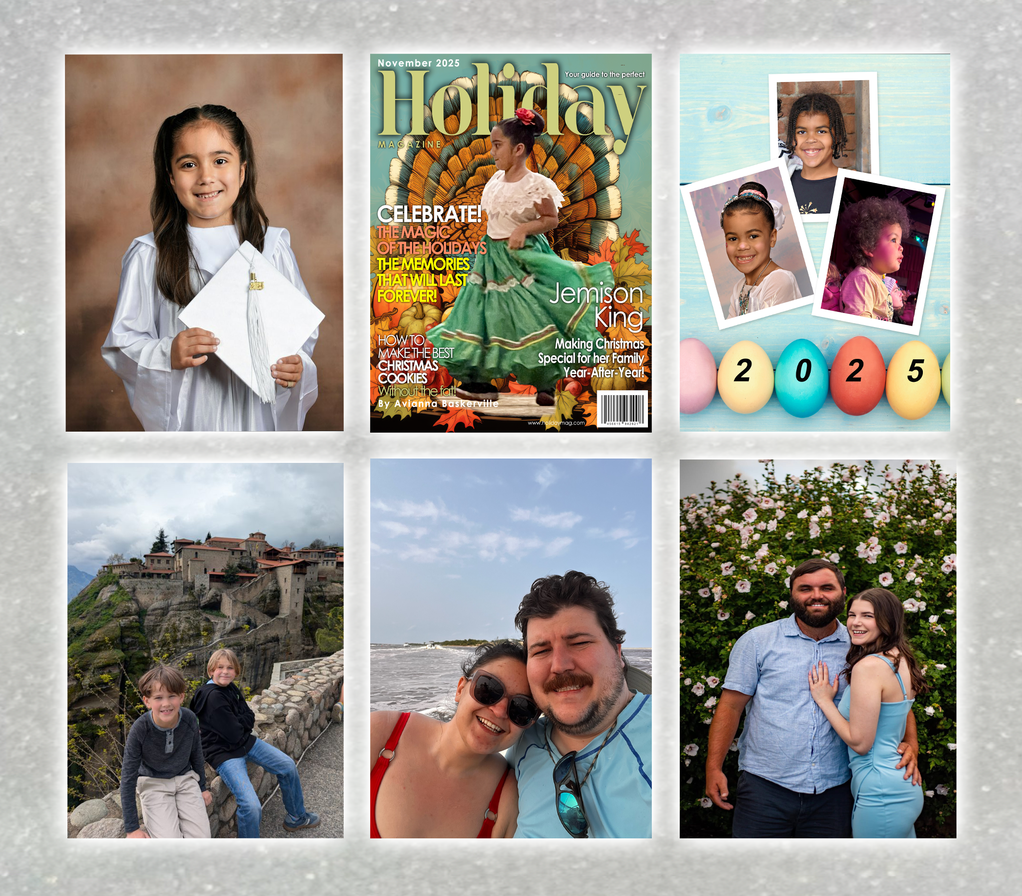 6 Custom Photo Magnets