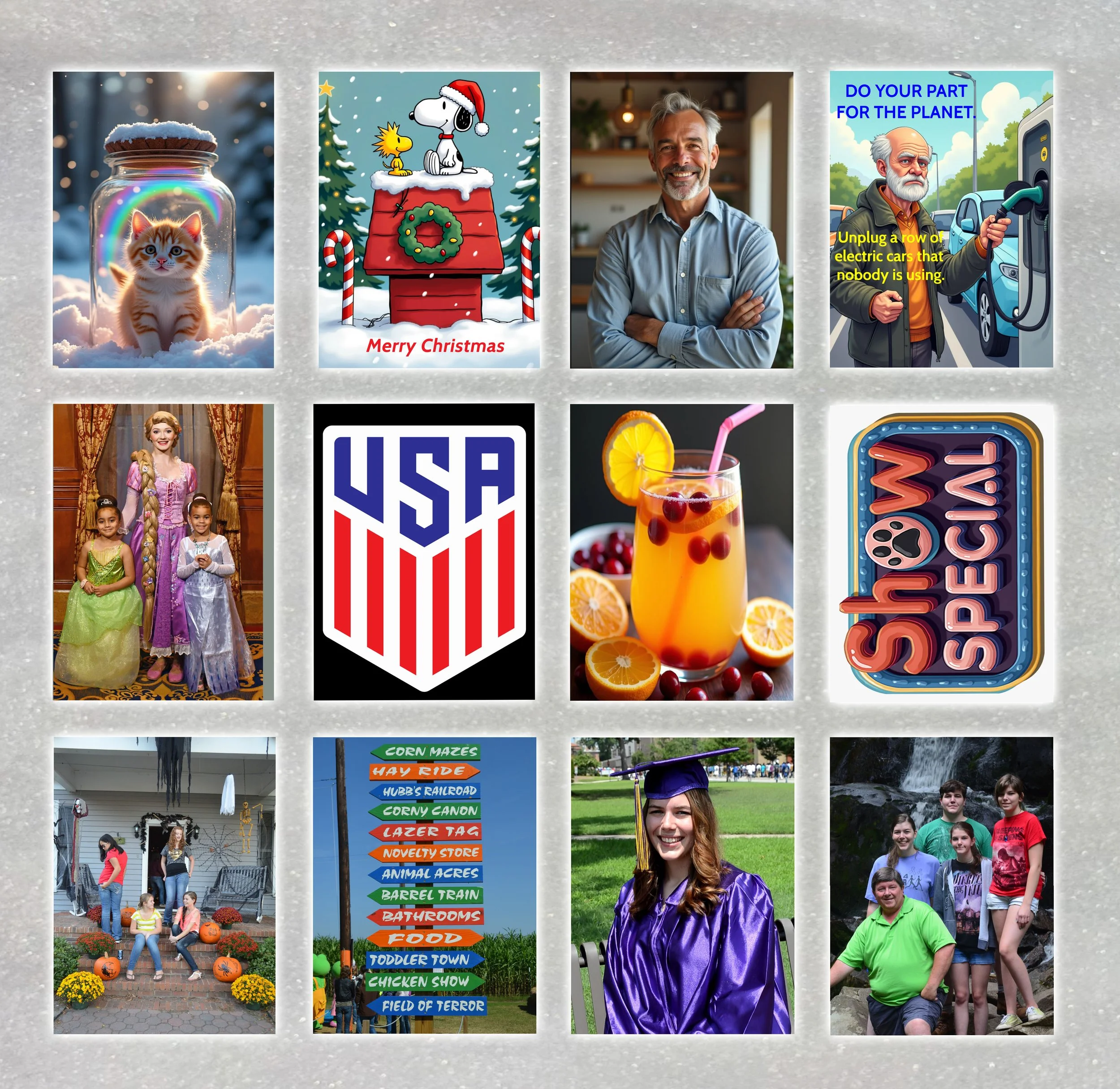 12 Custom Photo Magnets