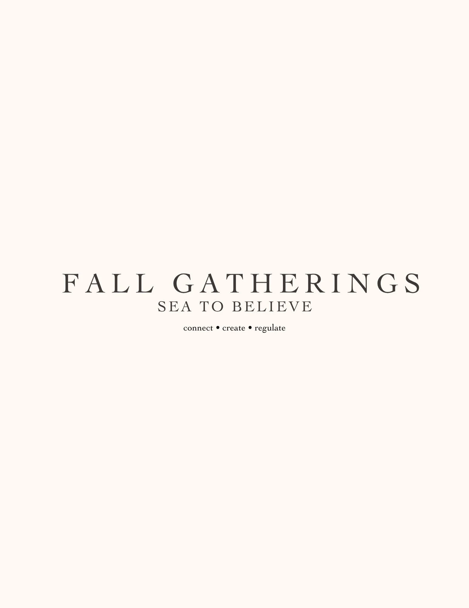 Fall Community Gatherings are LIVE 🗓️