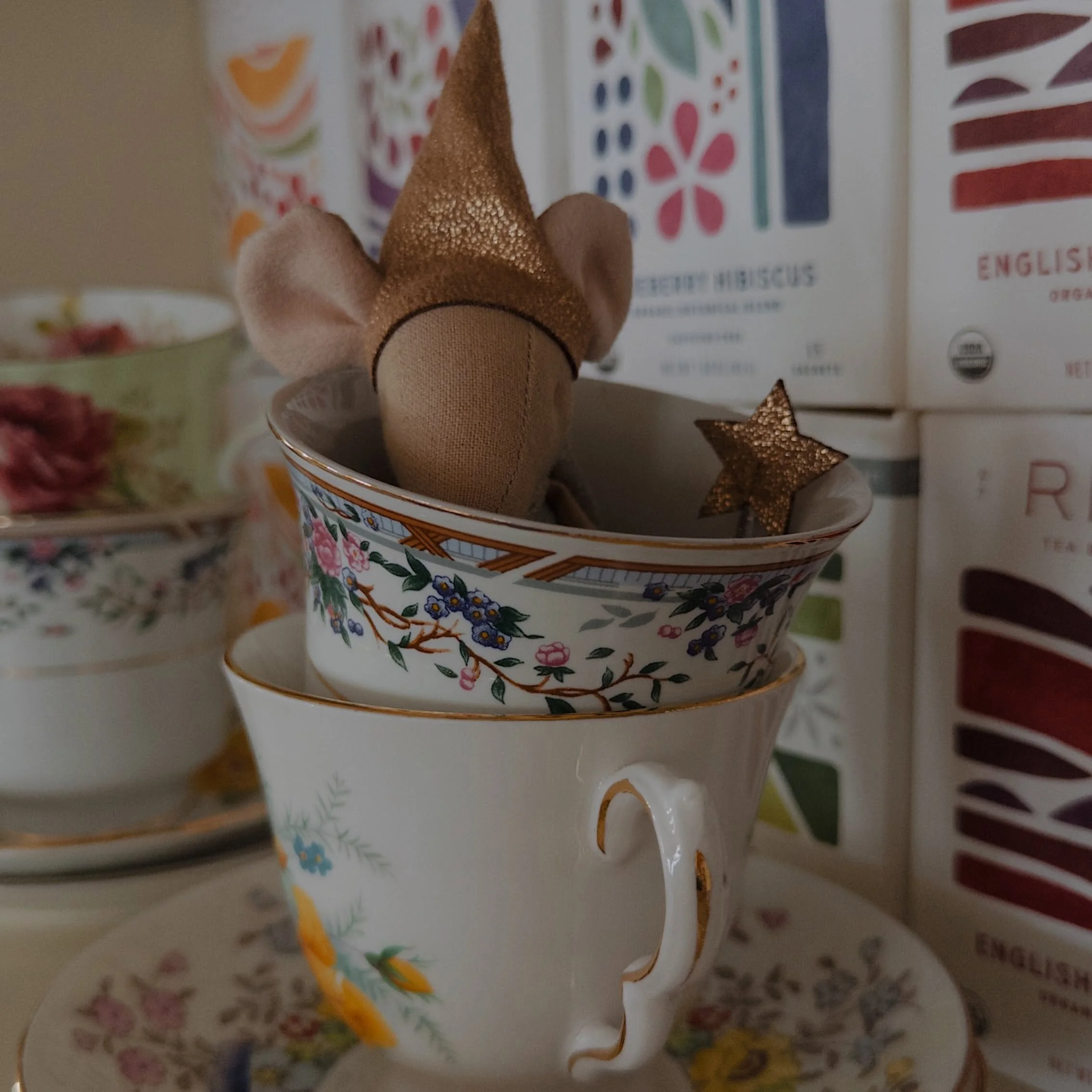 Our studio gatherings are open to the public. They are theraputic not therapy and allow you a soace to connect, create, and regulate in the community. Our tea cabinet is stocked for every event for you to enjoy a warm beverage while you are spending 