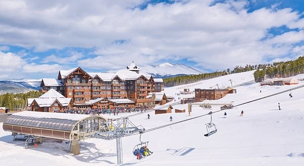 Ski-in, ski-out lodging and chairlift access at Alta Ski Area in Utah
