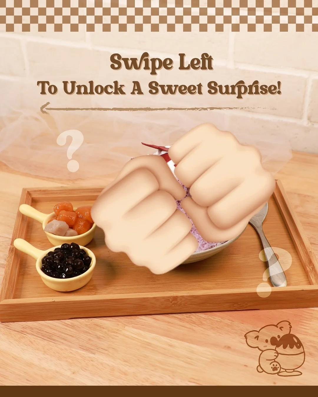 New flavor alert! Can you guess what&rsquo;s in the bowl? ✨ 

We&rsquo;ve been busy in the kitchen cooking up something fresh, fun, and perfect for bingsu lovers! Swipe left to see the big reveal and get ready to try your new favorite treat

Come tas