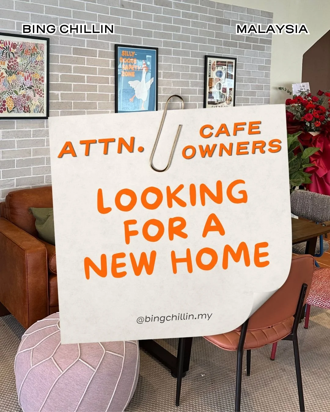 Hello Cafe Owners 👋

We&rsquo;re looking to collaborate with cafe owners across Klang Valley.

If you have:
&bull; A small unused corner
&bull; Daytime-only traffic (we can help fill evenings)
&bull; Available chiller/freezer space

We would like to