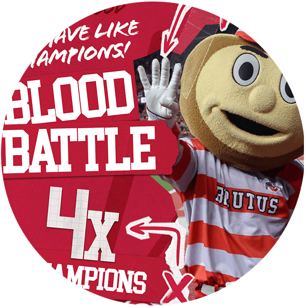 Buckeye Nation wins it's 4th blood battle!