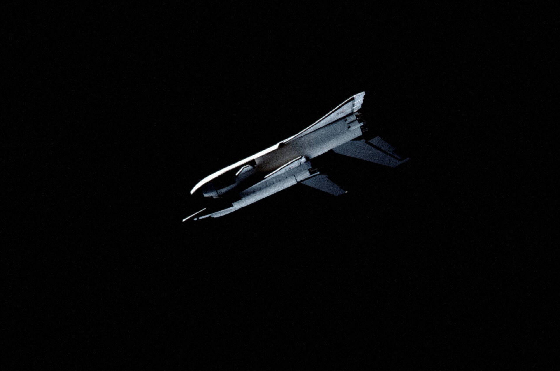 The Space Shuttle flyback booster concept