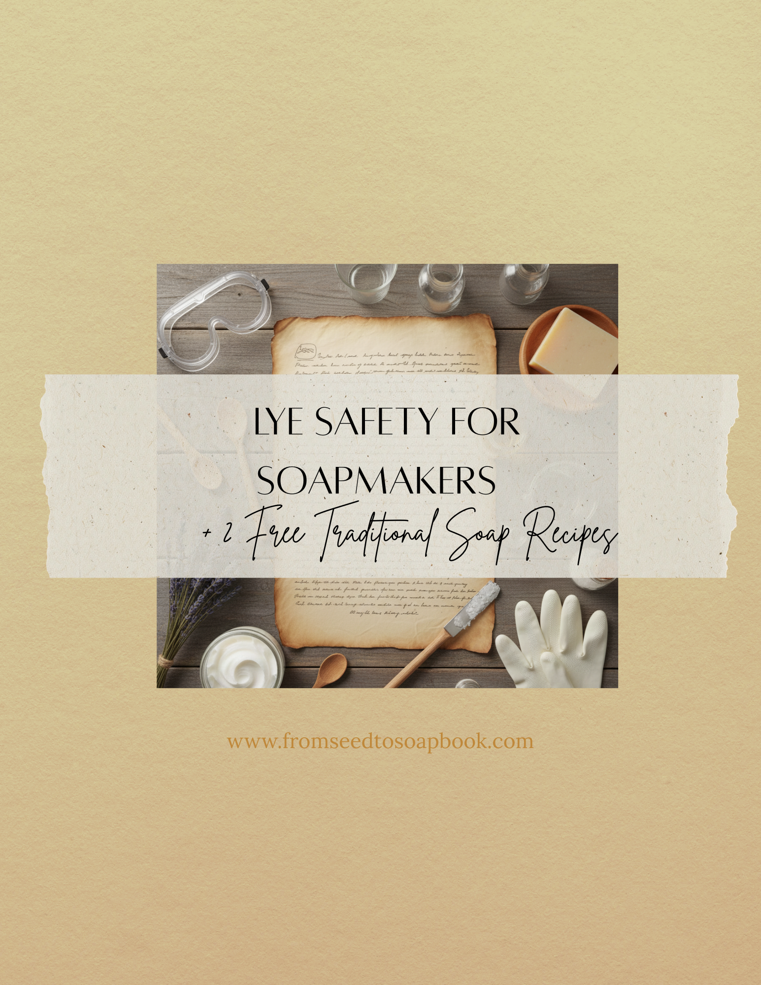 Lye Safety for Soapmakers + 2 Traditional Soap Recipes