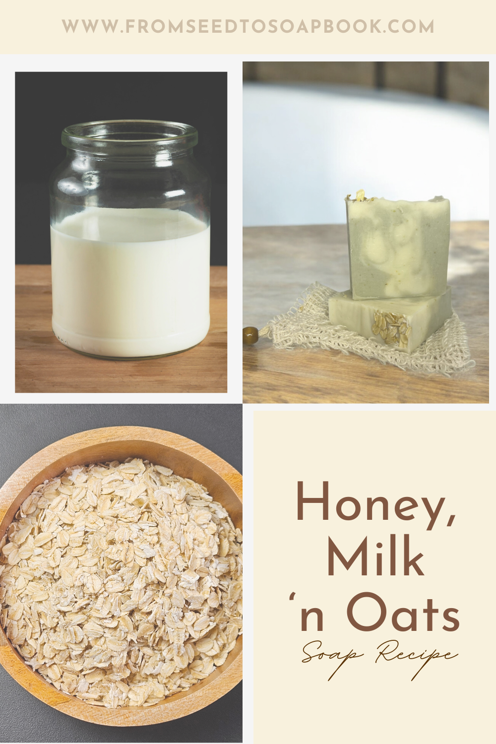 Honey, Milk, and Oats: Lard Soap Recipe