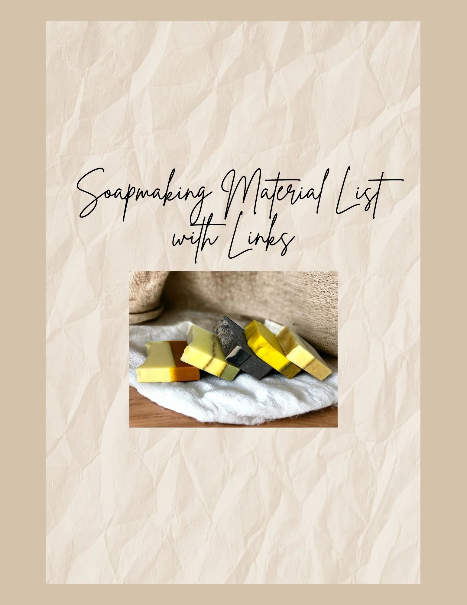 Soapmaking Shopping List