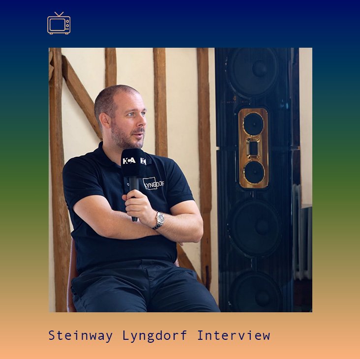 Charlie from Steinway Lyngdorf talking