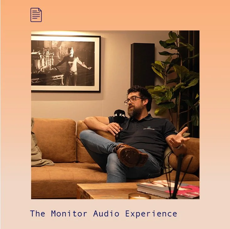 A man sitting on a sofa talking