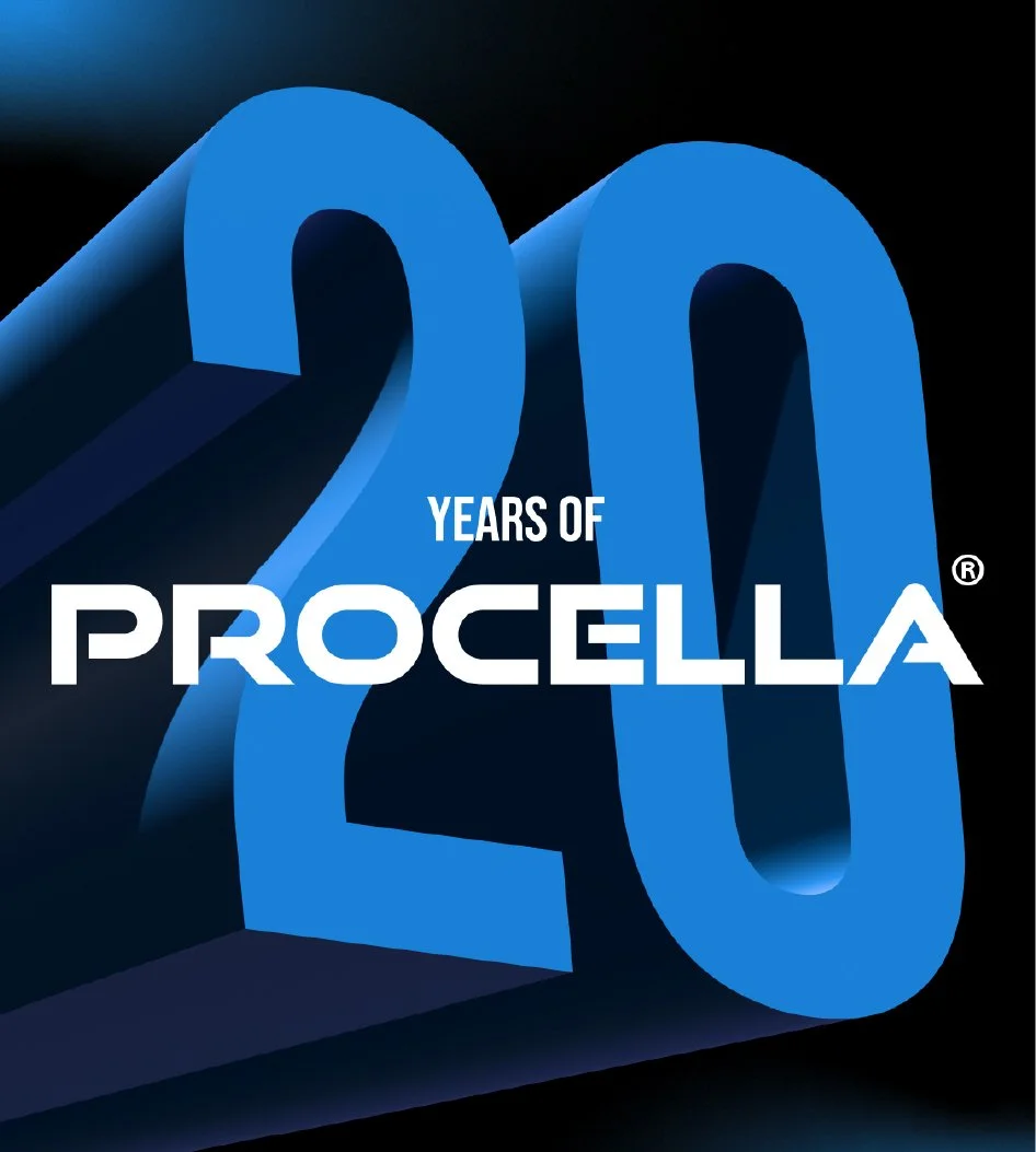 Procella 20 Years Logo