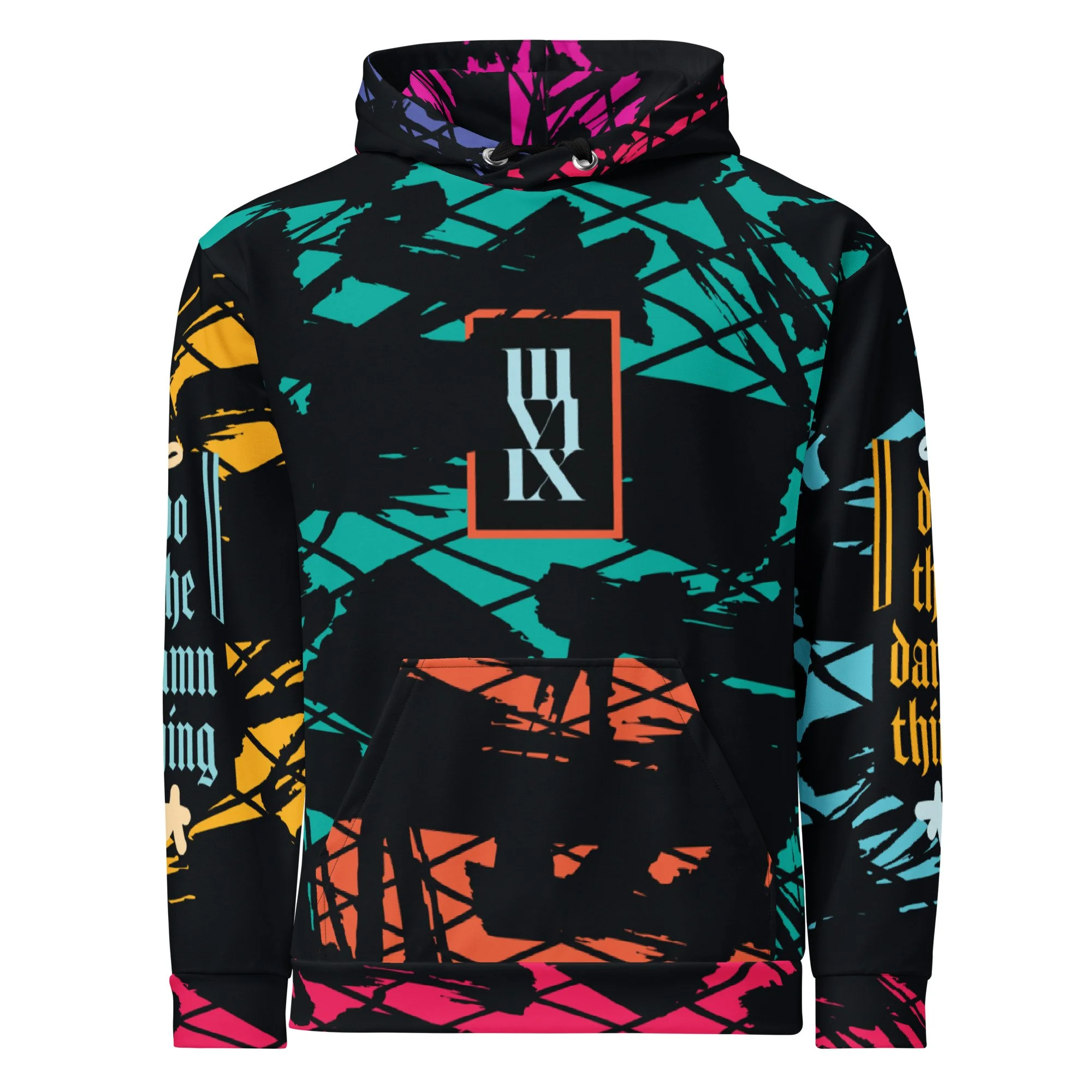 Bushwick Graff Color Camo | Cotton Hoodie