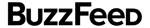 BuzzFeed logo in black with white background