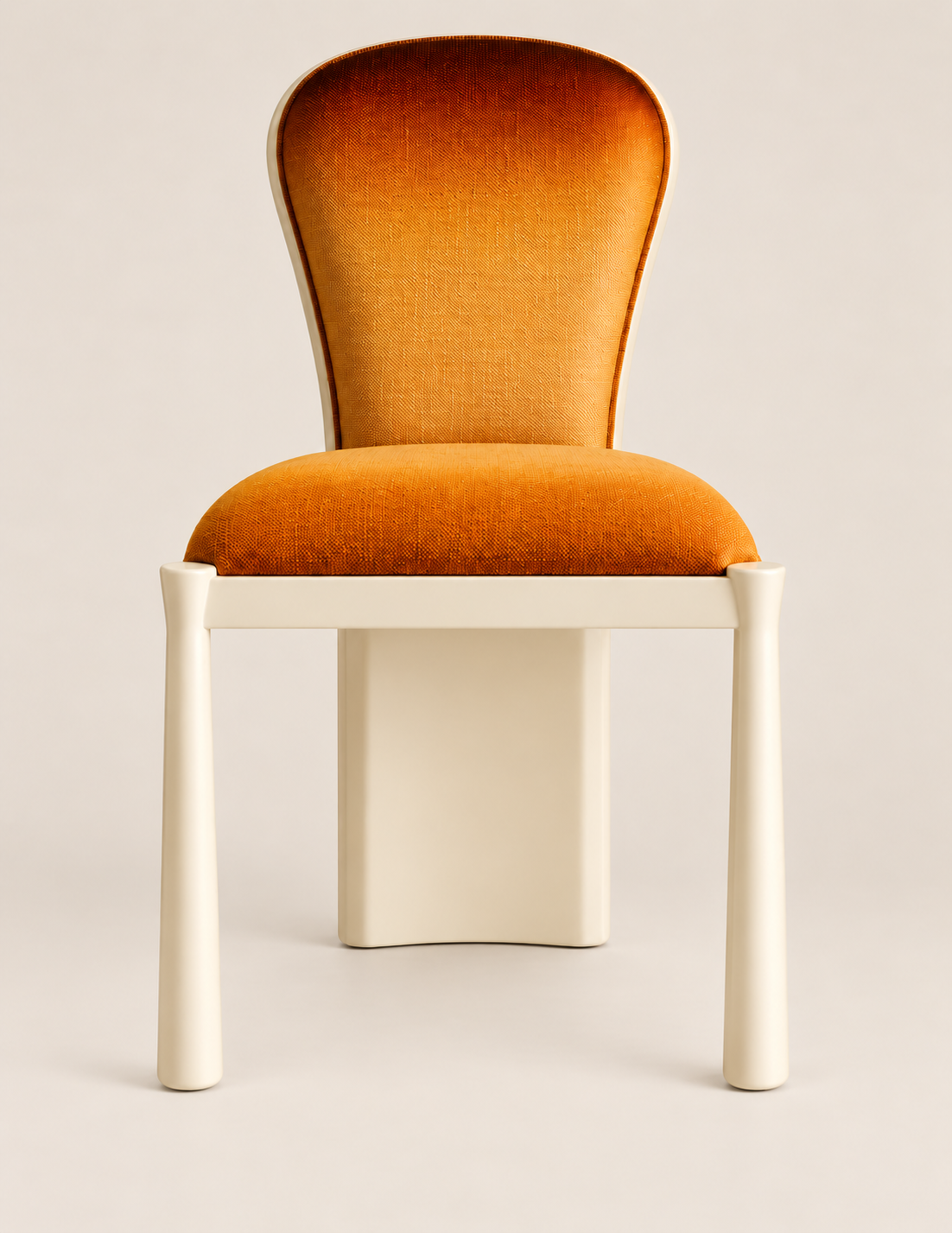 Chaise Palma Sunrise en bois laqué et tissu imprimé en Italie