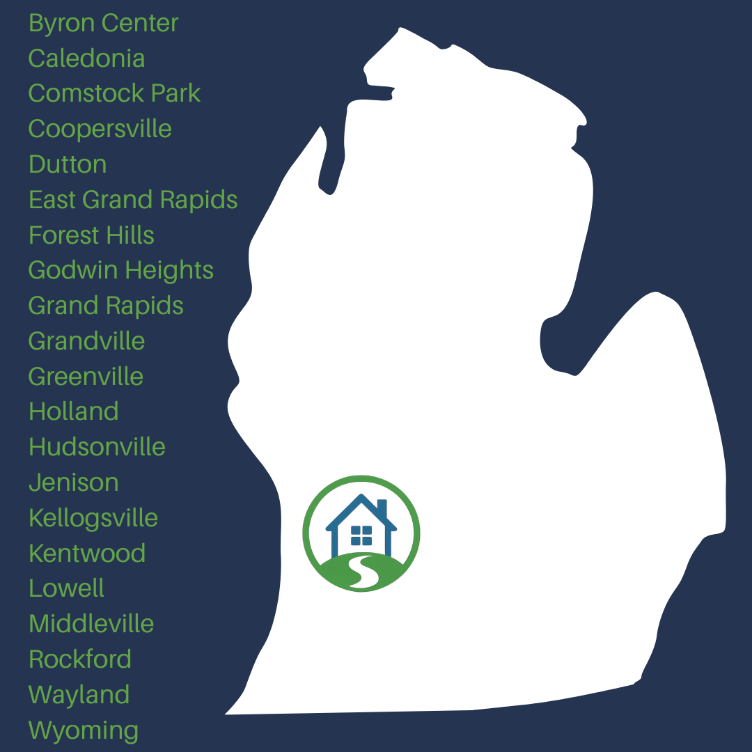 state of michigan with communities