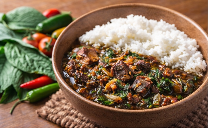  African Pumpkin Leaf Stew (Ugu Stew)