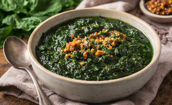 Molokhia (Egyptian Spinach Stew)
