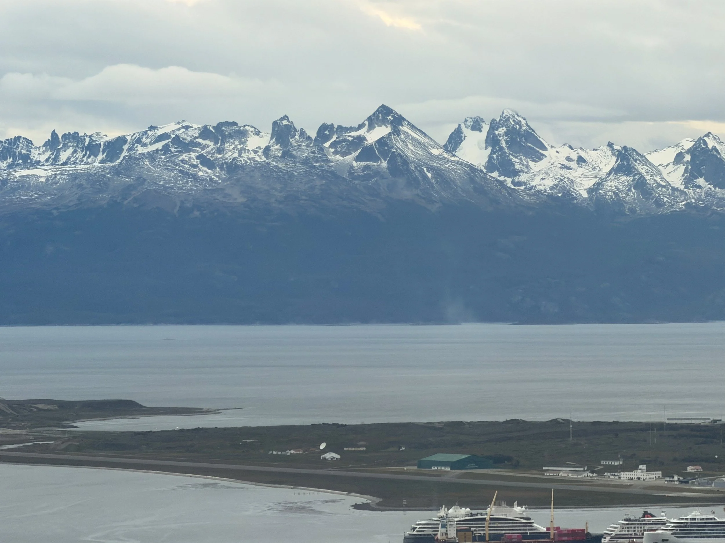 View of the mountains from the hotel