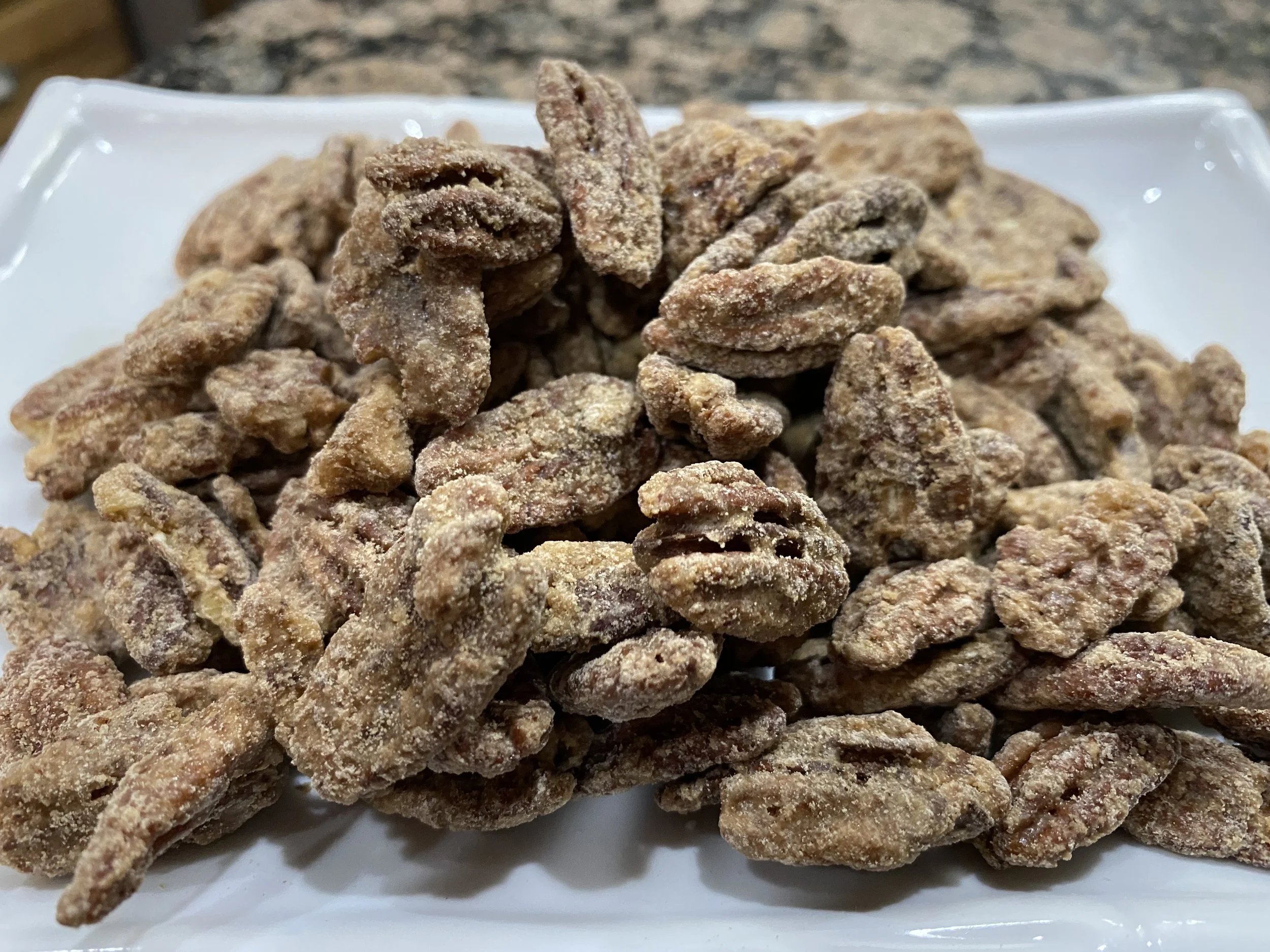 Candied Cinnamon Sugar Pecans and Walnuts 1 Pound