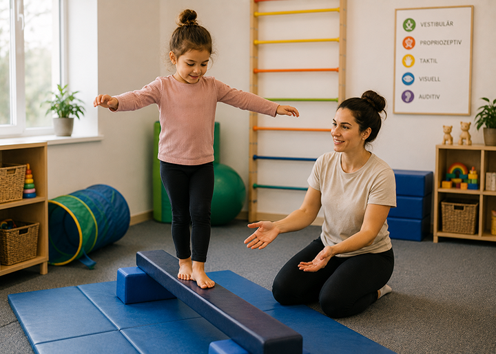 Ayres Sensory Integration ASI Therapie zertifizierter Therapieraum Ergotherapie