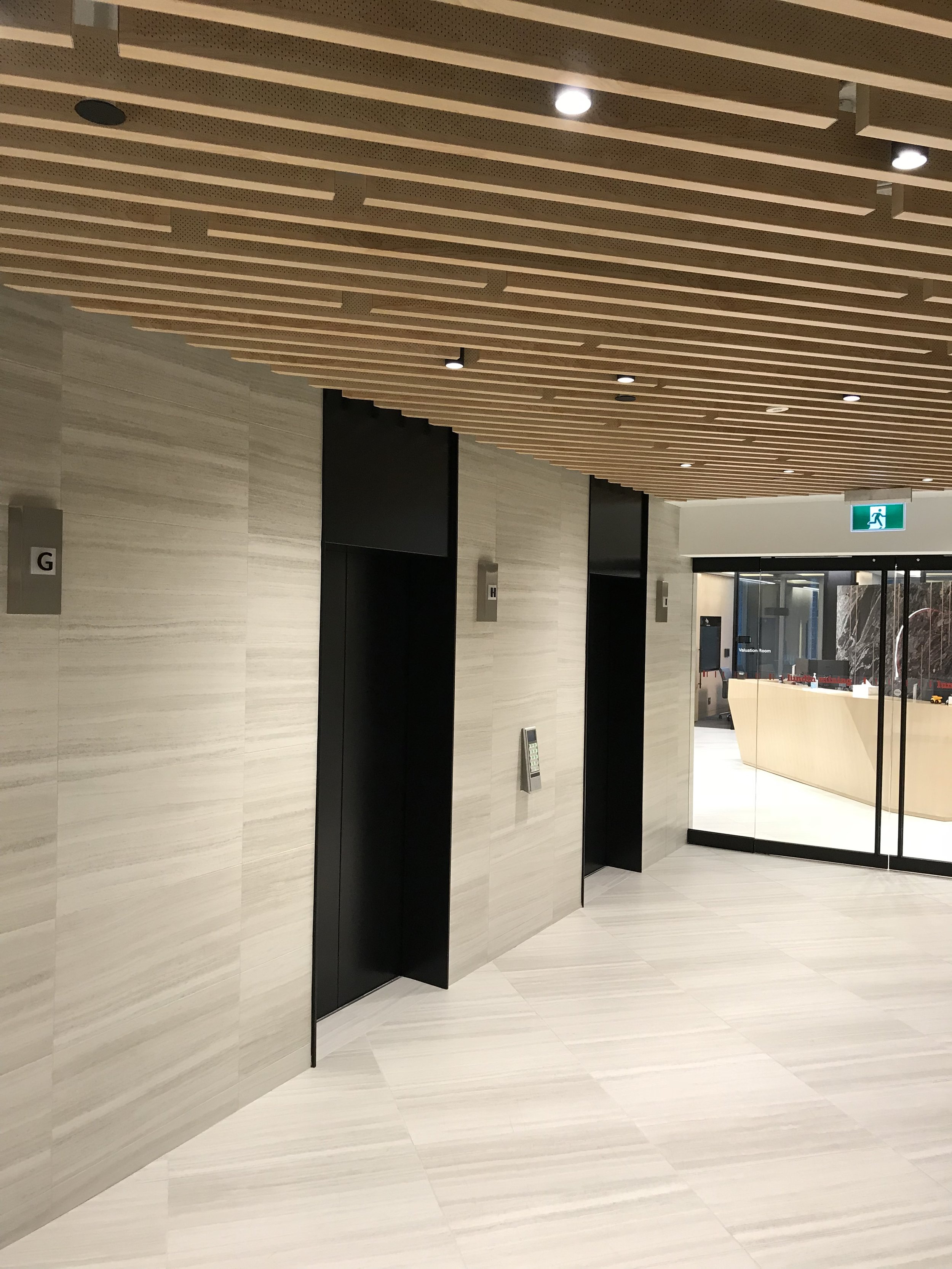 Lundin Mining Elevator Lobby