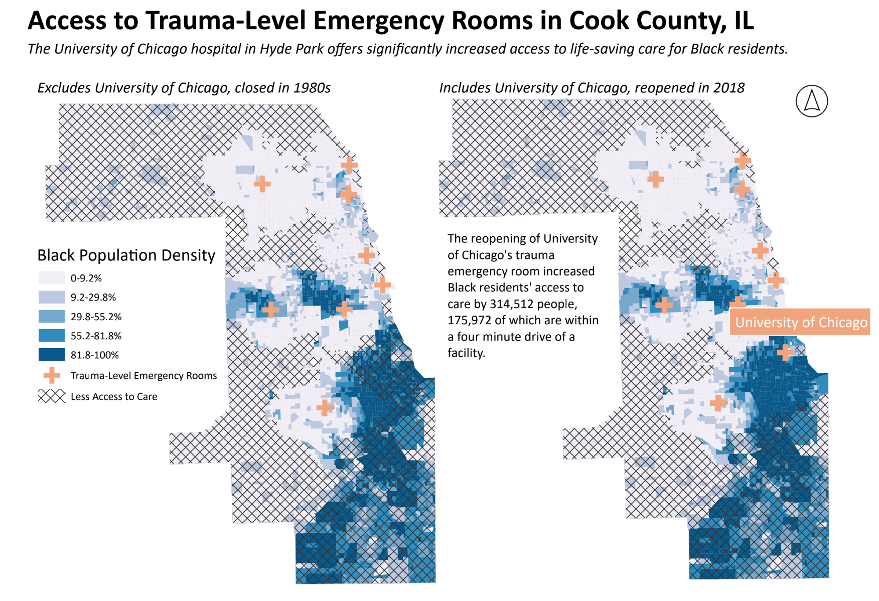 Network Analysis of Trauma Care in Cook County, IL
