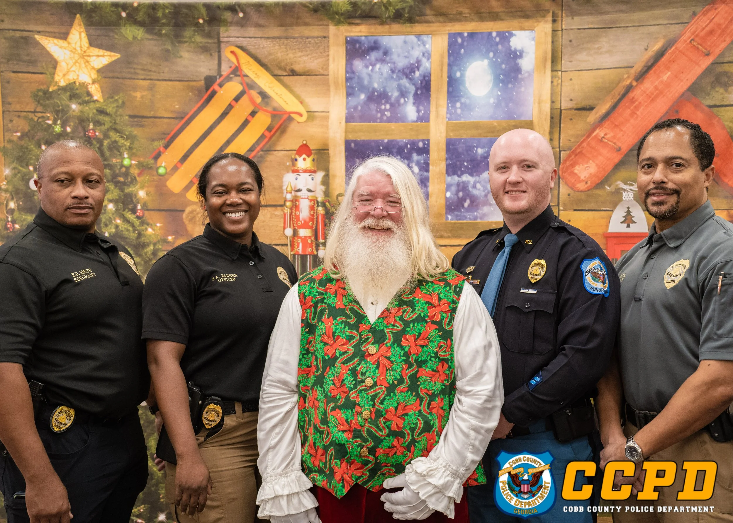 Cops and Kids Shopping