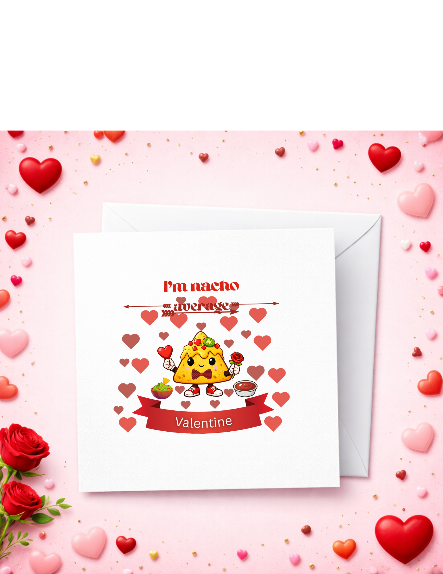 'I’m Nacho Average Valentine' Card
