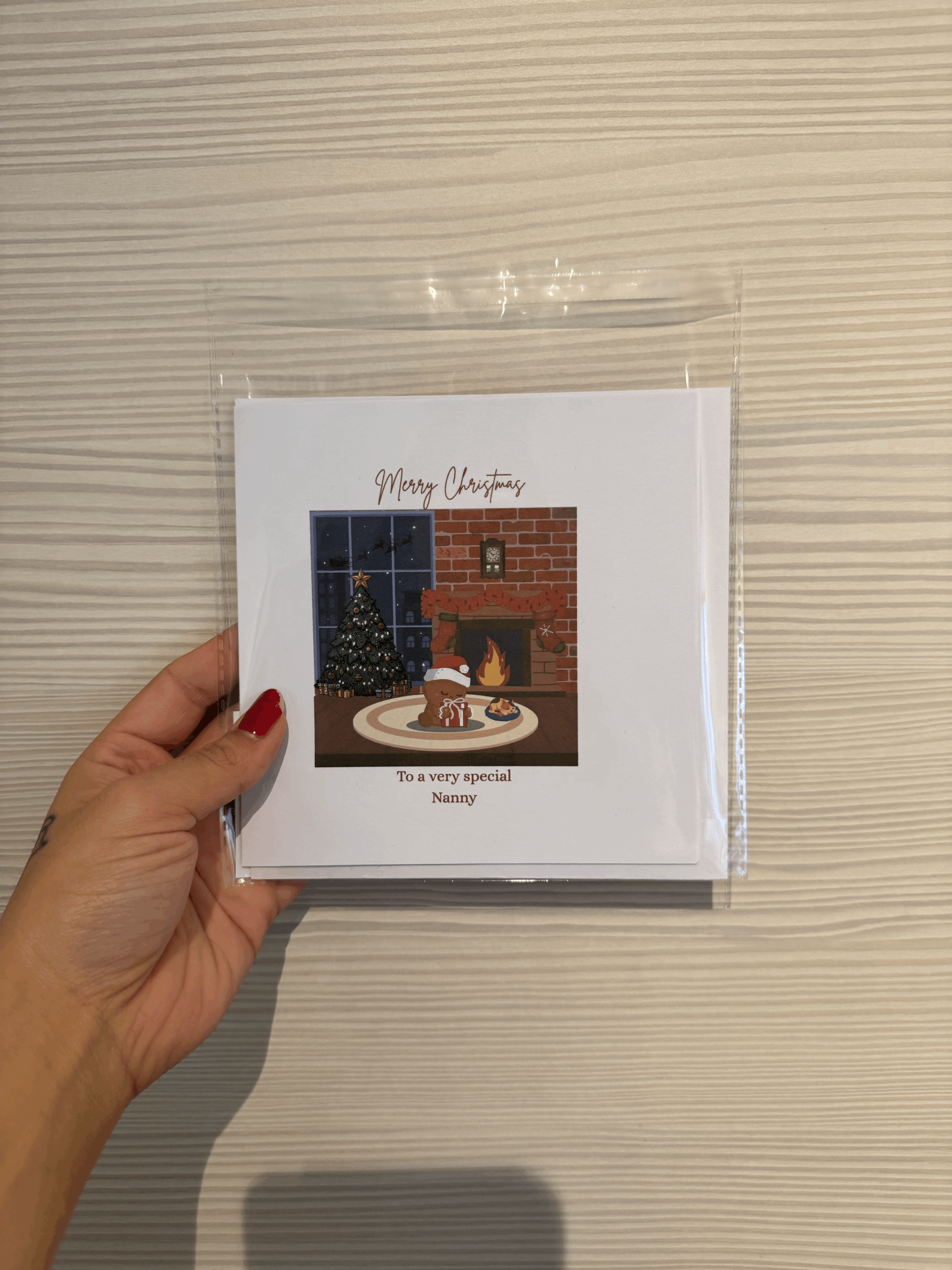 personalised Christmas card