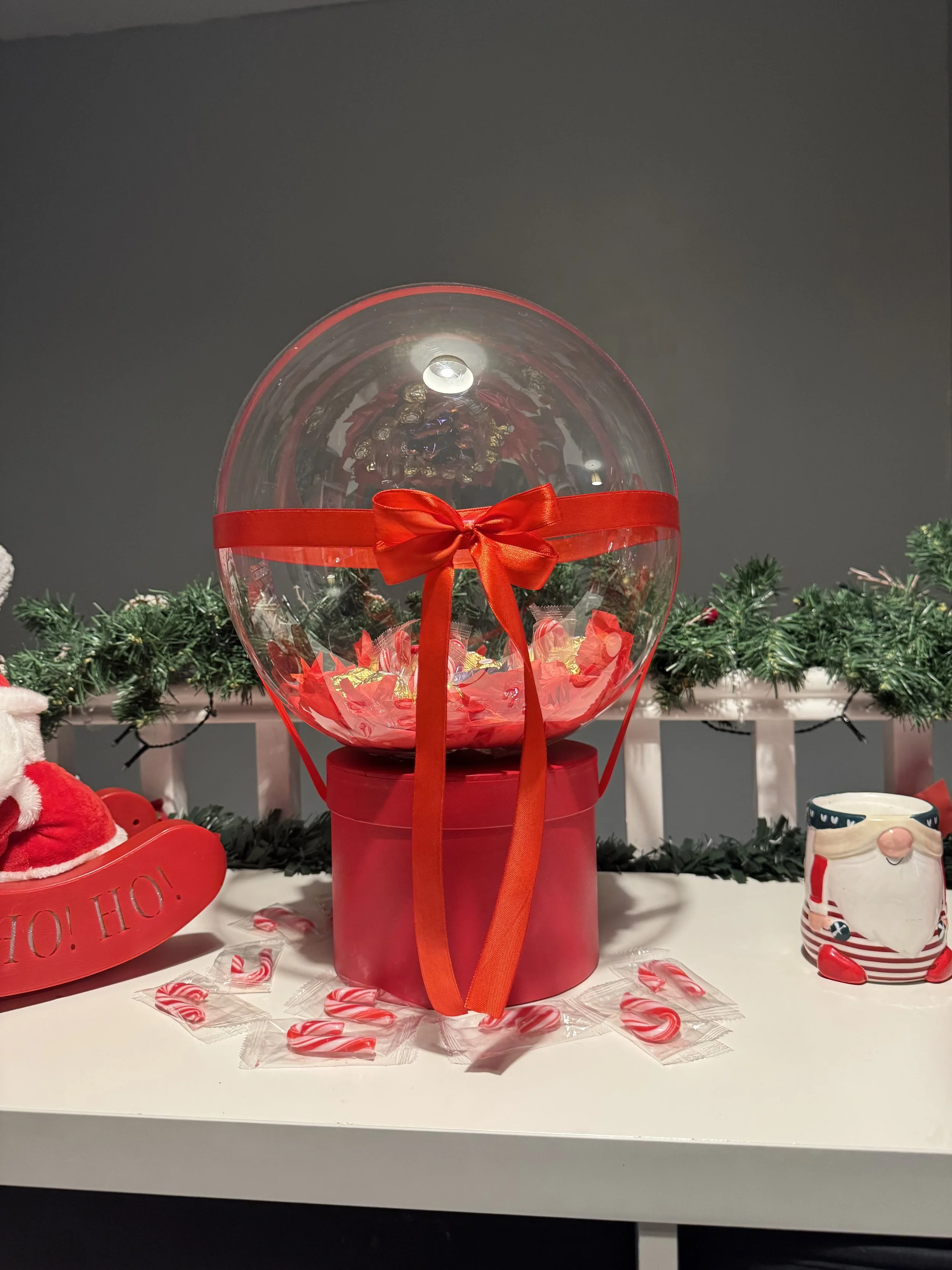 Elegant Bobo Balloon with Heart shape Chocolates