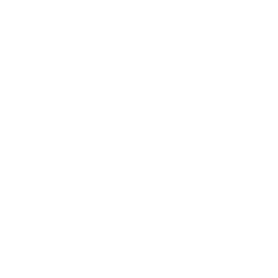 A dotted line forming a winding path with a cartoon bee flying along it, set against a black background.
