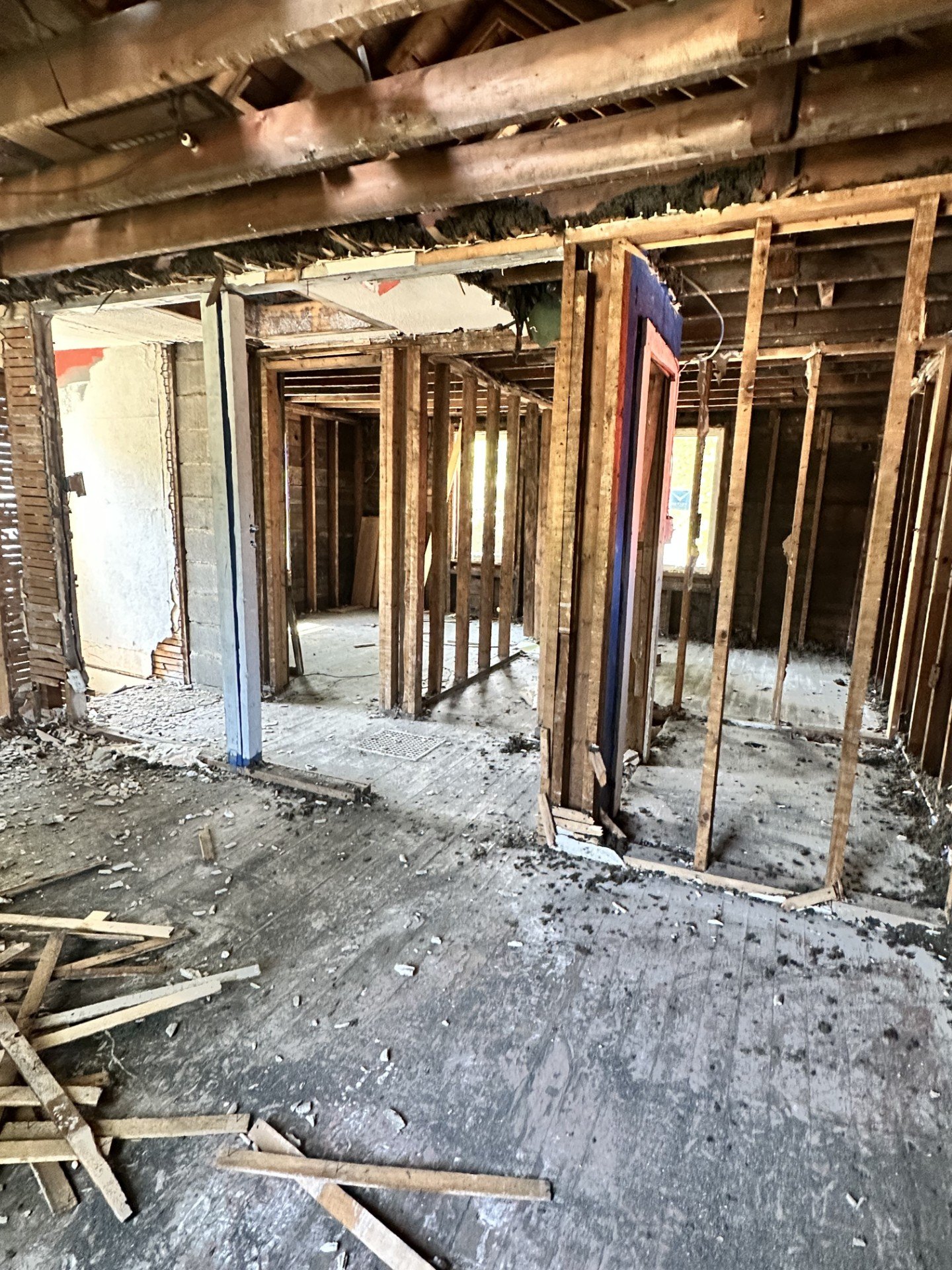  Standing in the master bedroom looking out 