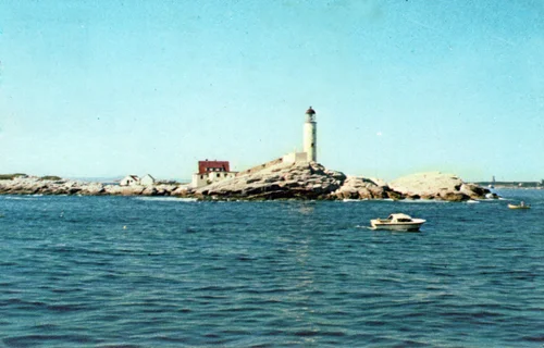 Early LOAS postcard: Lighthouse
