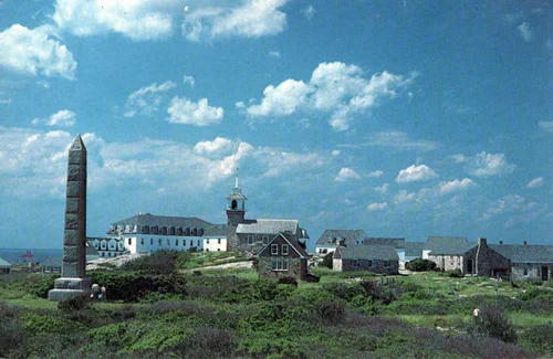 Early LOAS postcard: BackIsland