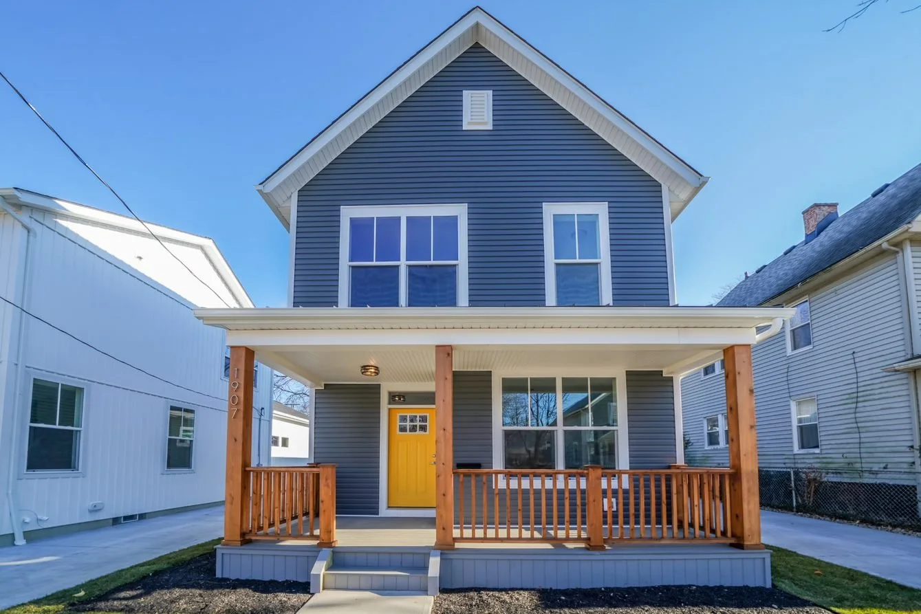 New home build in Cleveland city neighborhood