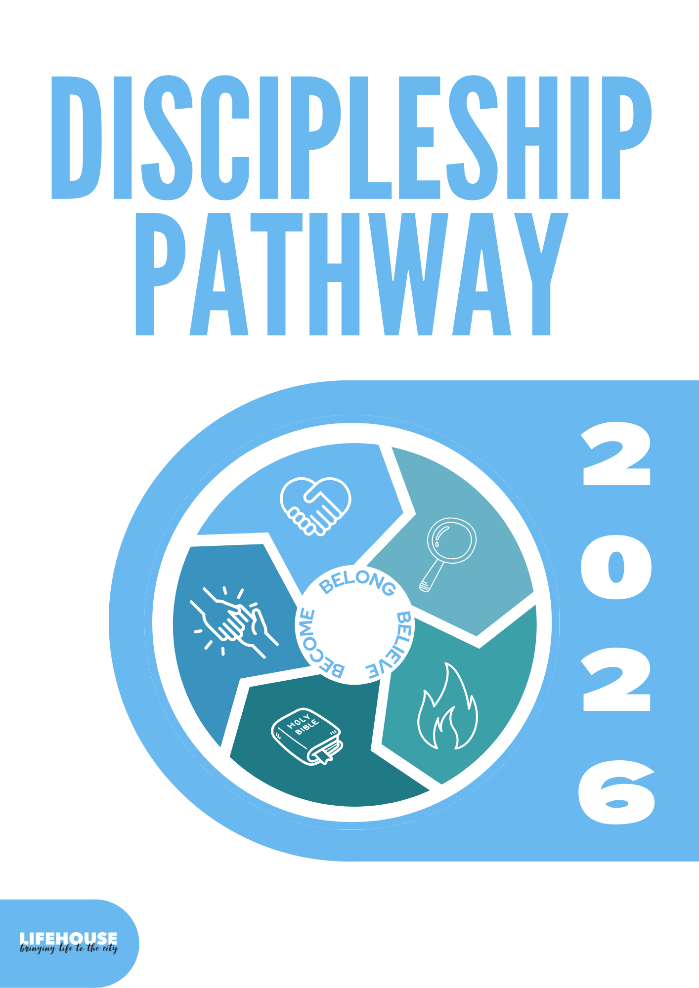Front cover of the discipleship Pathway Booklet