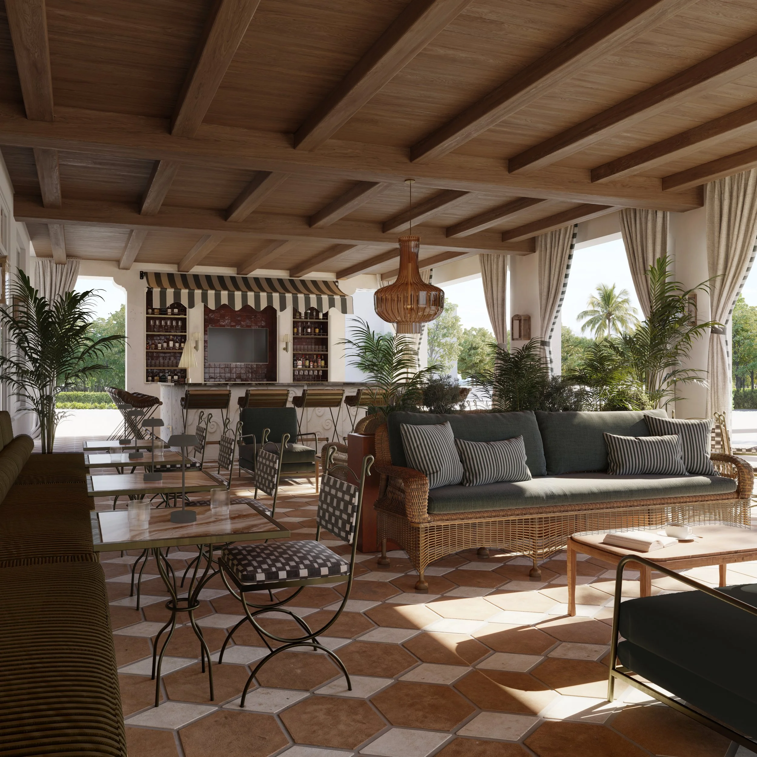 Indoor-Outdoor Lounge 