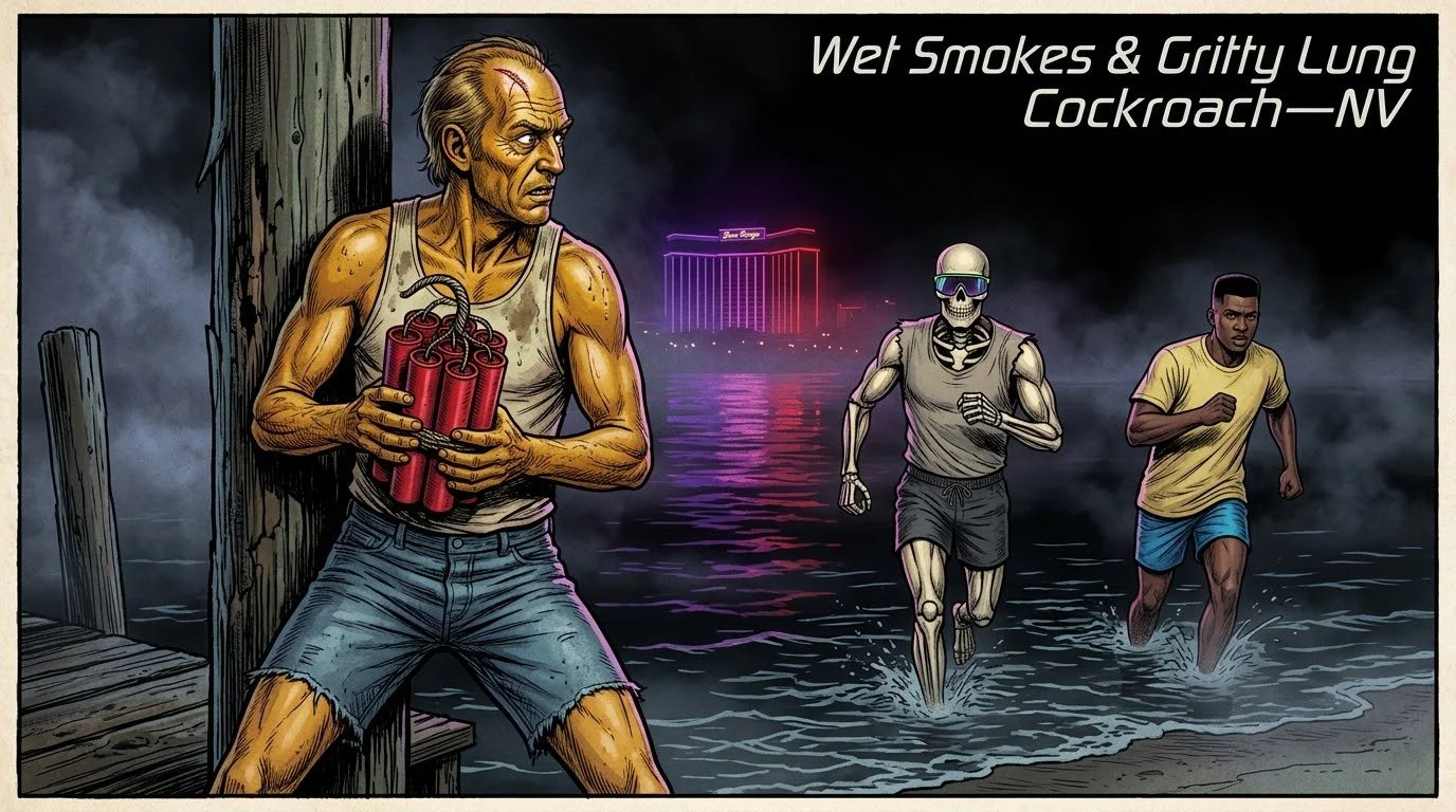 Desperado Dispatches:                                              Wet Smokes &amp; Gritty Lung Cockroach