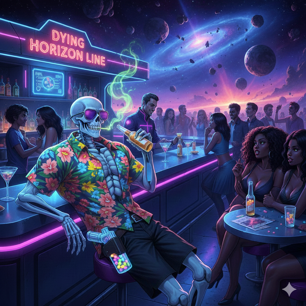 Artwork by: Nicholas Viglietti for his piece: "Dilapidated Desperado"   https://beatnikcowboy.com/2025/12/29/nicholas-viglietti-8/