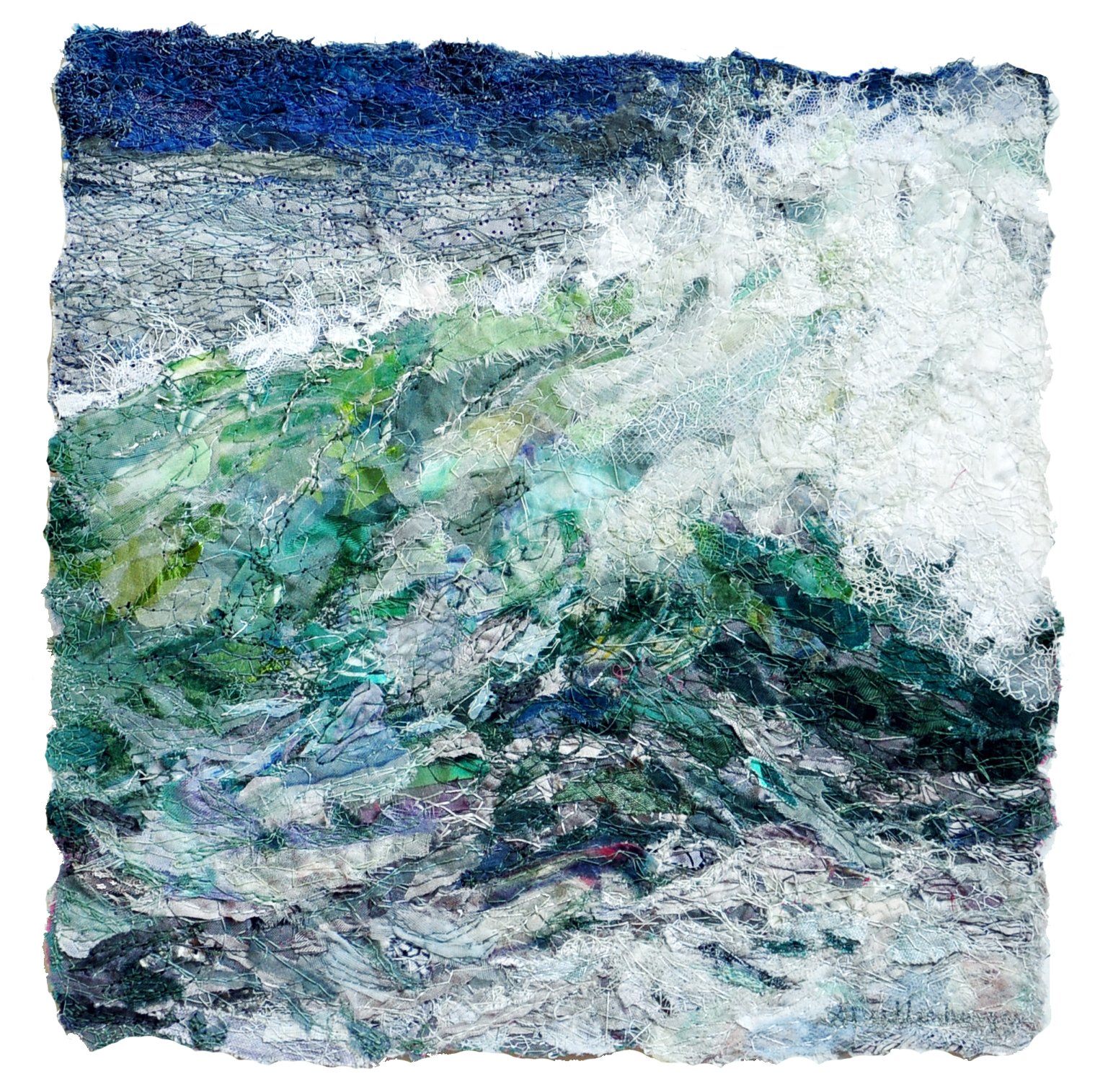 WAVE 3 -   SOLD  
 
piece - 10 x 10
 
framed - 21 x 21