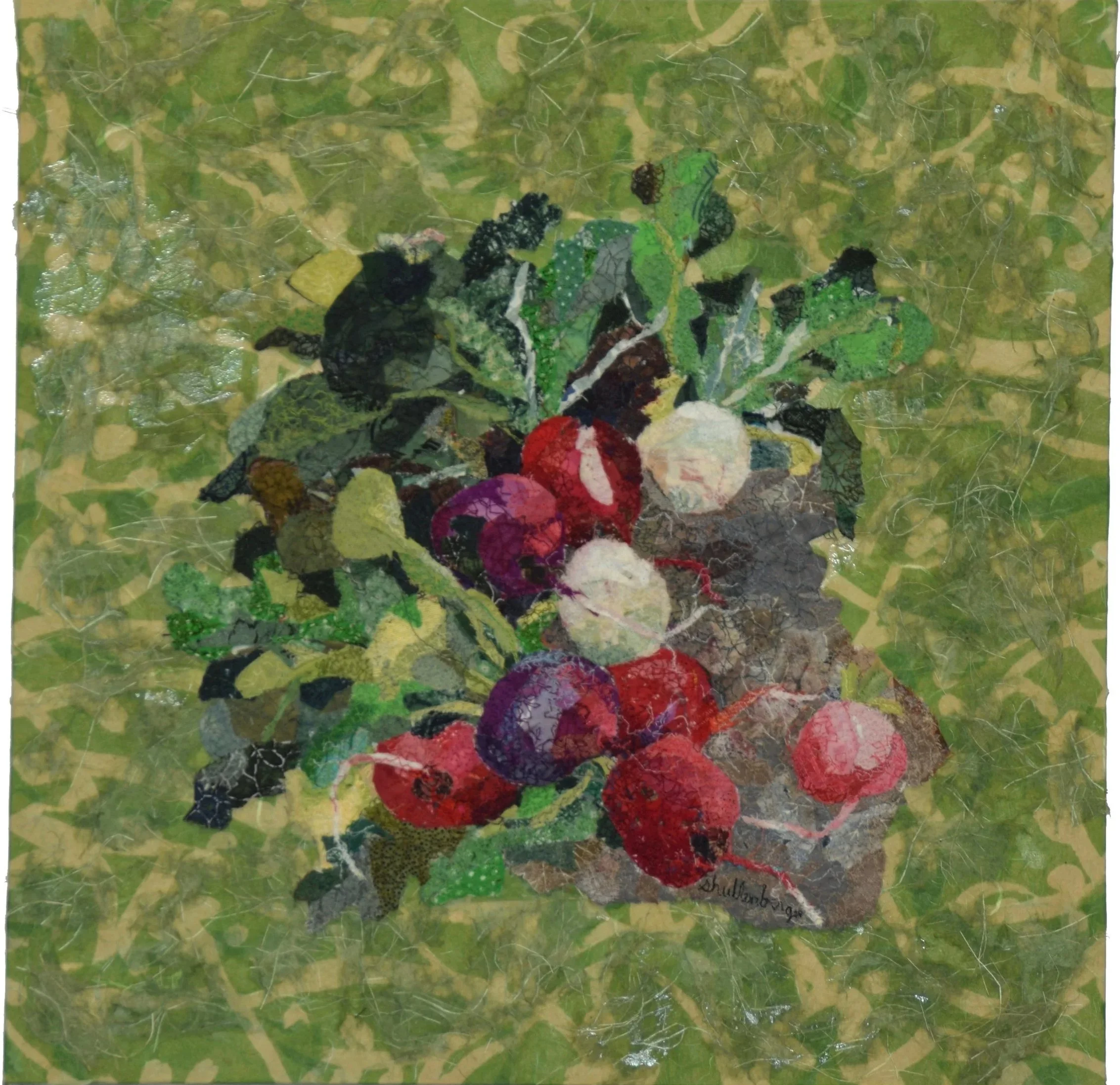 RADIESHS -   SOLD  
 
piece mounted on a wooded box   18" x 18" x 2