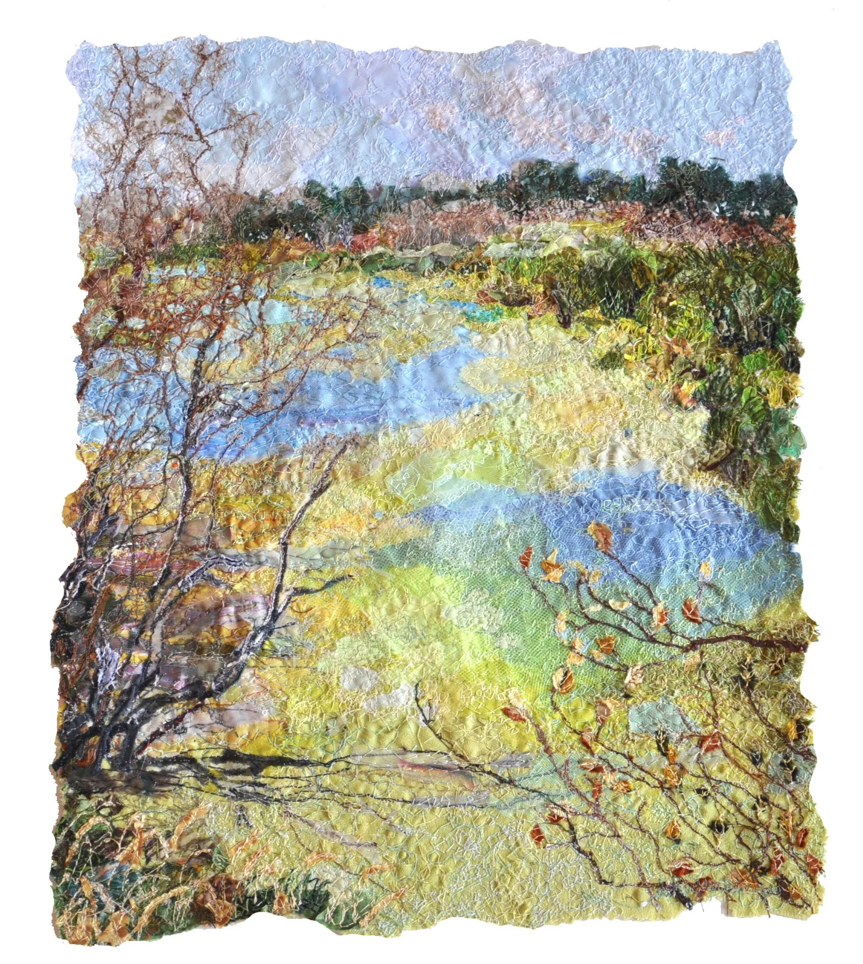 ARCADIA MARSH 1
 
piece 15" x 12"  
framed 27" x 25"